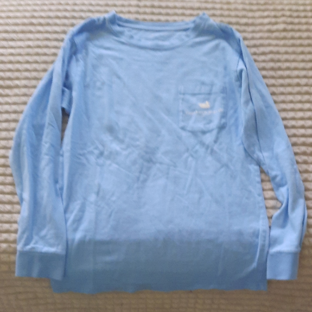 Southern Marsh Sky Blue Shirt, Mens Small